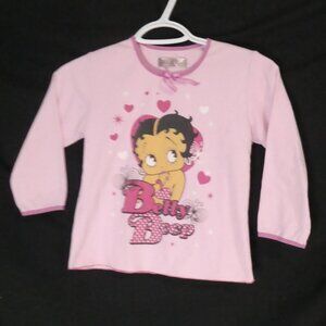 AL LILY | size 8 | Pink Betty Boop Pajama Shirt